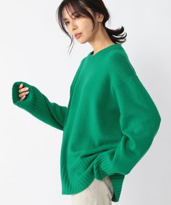 【WEB限定カラー展開】クルーAQUAニット