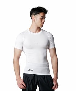 UA HEATGEAR ARMOUR COMPRESSION SHORT SLEEVE CREW NECK SHIRT