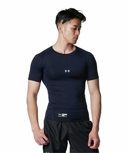 UA HEATGEAR ARMOUR COMPRESSION SHORT SLEEVE CREW NECK SHIRT