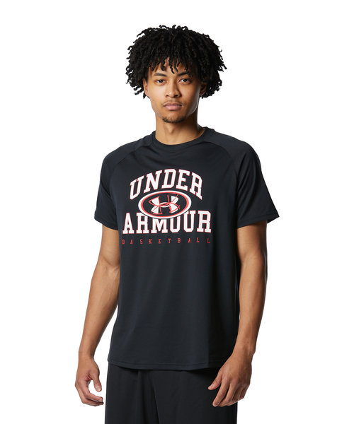 UAテック ショートスリーブTシャツ 〈UA ロゴグラフィック〉（バスケットボール/MEN）