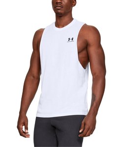 UA LEFT CHEST CUT OFF TANK