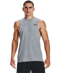 UA LEFT CHEST CUT OFF TANK