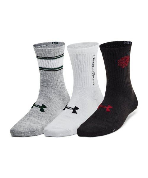 UA ESSENTIAL NOVELTY CREW SOCKS （3P）