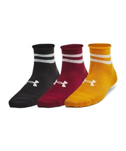 UA ESSENTIAL NOVELTY QUARTER SOCKS （3P）