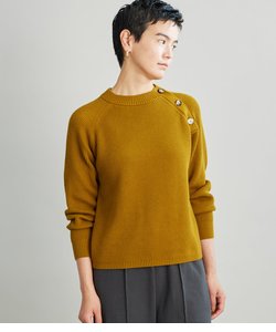 【手洗い可能】Traceable Organic Cotton Wool 片畦ラグランニット