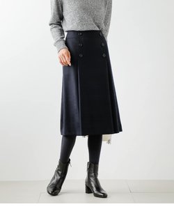 ニューヨーカータータンシャドードビー 釦付きAラインスカート