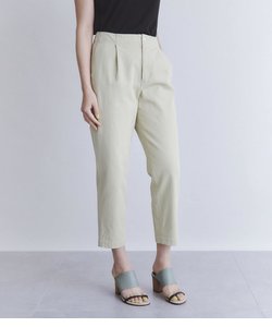 Hightwist Gabardine タッククロップドパンツ