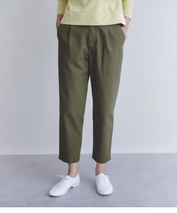 Hightwist Gabardine タッククロップドパンツ