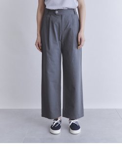 Cotton Linen Weather タックパンツ