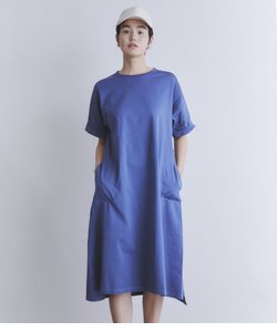 ［ULTIMA］Cotton Jersey フレアワンピース