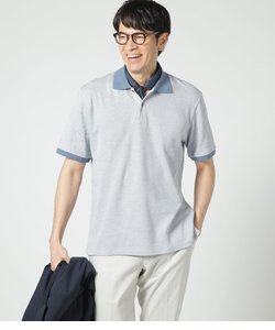 【吸水速乾】COOL COMFORT コードピケ 編立て襟ポロシャツ