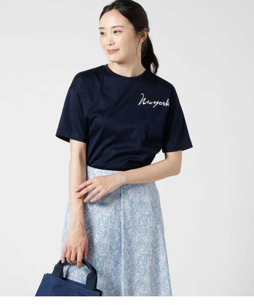 バイオシルケットスムース 半袖プリントＴシャツ