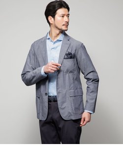 【吸水速乾・ウォッシャブル】COOL COMFORT シャンブレー カミ―チャジャケット