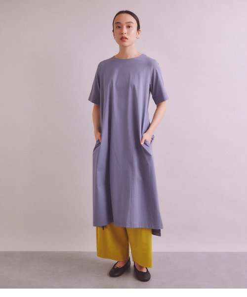 Luster Soft Jersey シンプルワンピース