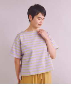 [ULTIMA] Cotton Border Tシャツ