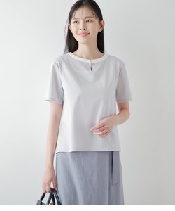 【接触冷感】J-CAMICIE 切り替え半袖プルオーバー