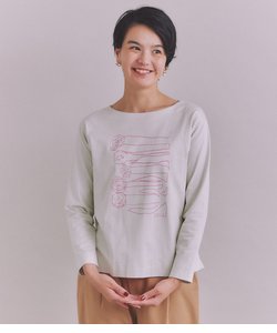 Luster Soft Jersey SIPULI flower Tシャツ