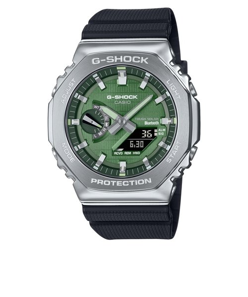 【G-SHOCK】オクタゴン GBM-2100A-1A3JF アナデジ ソーラー Bluetooth