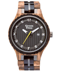 Green Time グリーンタイム木製腕時計　Technical テクニカル  ZW107A