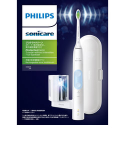 フィリップス/PHILIPS/電動歯ブラシ [プロテクトクリーン除菌器付] ホワイトライトブルー  HX6839-54