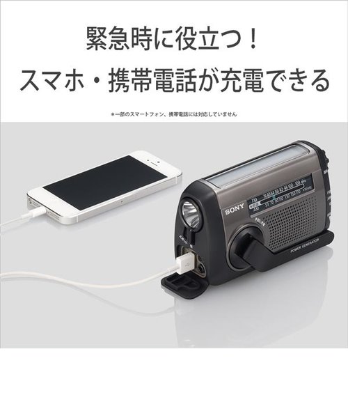 ソニー ポータブルラジオ ICF-506 FM AM ワイドFM対応 電池駆動可能(単3形3本) ブラック ICF-506 C