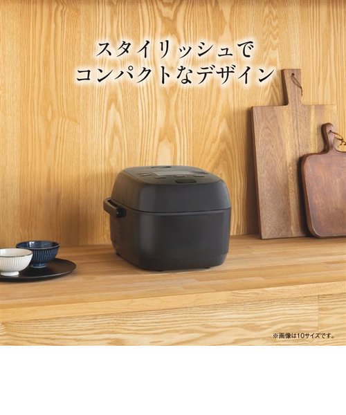 象印/ZOJIRUSHI/圧力IH炊飯ジャー【5.5合炊き/鉄器コート黒まる厚釜