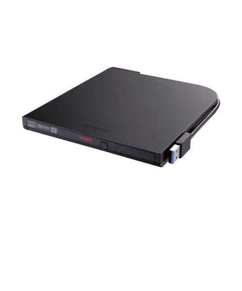 バッファロー/BUFFALO/ USB3．2(Gen1)対応 ポータブルDVDドライブ 書込ソフト添付/ ブラック/ DVSMPTCV8U3BKB