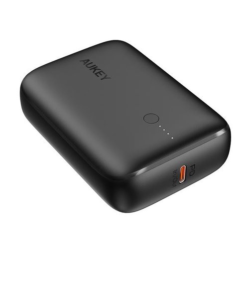 オーキー/AUKEY/Basix Mini【モバイルバッテリー/10000mAh/20W PD対応/出力2ポート(USB-C×1/USB-A×1)/入力1ポート(USB-C×1)/ブラック】/  PB-N83S-BK