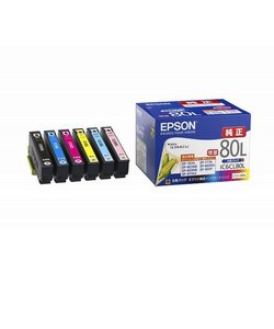 エプソン/EPSON/インクカートリッジ 6色パック/  IC6CL80L