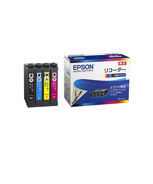 エプソン/EPSON/PX-048A用インクカートリッジ 4色パック/ RDH-4CL