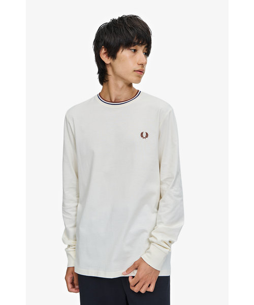 Twin Tipped Long Sleeve T-Shirt - M9602 | FRED PERRY（フレッド
