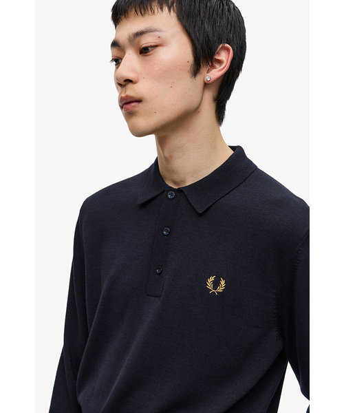 Classic Knitted Long sleeve Shirt - K4535 | FRED PERRY（フレッド