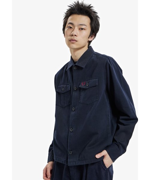 Twill Overshirt - M4688 | FRED PERRY（フレッドペリー）の通販 - &mall