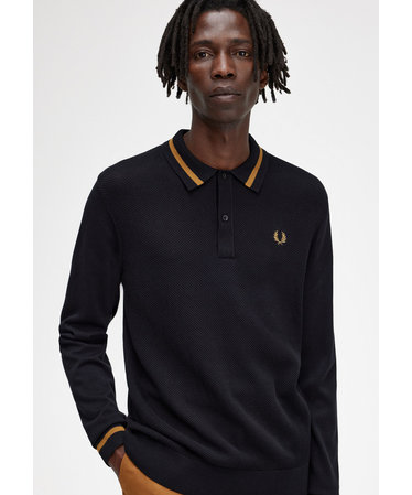 Textured Front Knitted Shirt | FRED PERRY（フレッドペリー）の通販