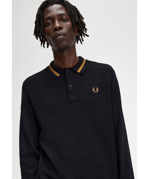 Textured Front Knitted Shirt - K5529 | FRED PERRY（フレッドペリー