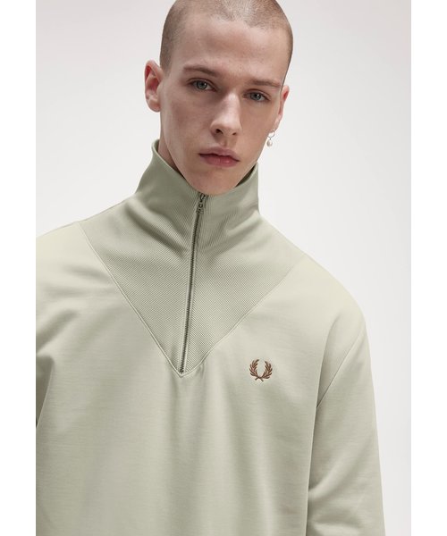 Half Zip Rib Insert Track Top - M5643 | FRED PERRY（フレッドペリー