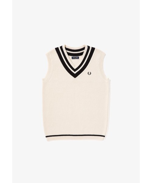 Striped Trim V-Neck Tank - K5540 | FRED PERRY（フレッドペリー）の 