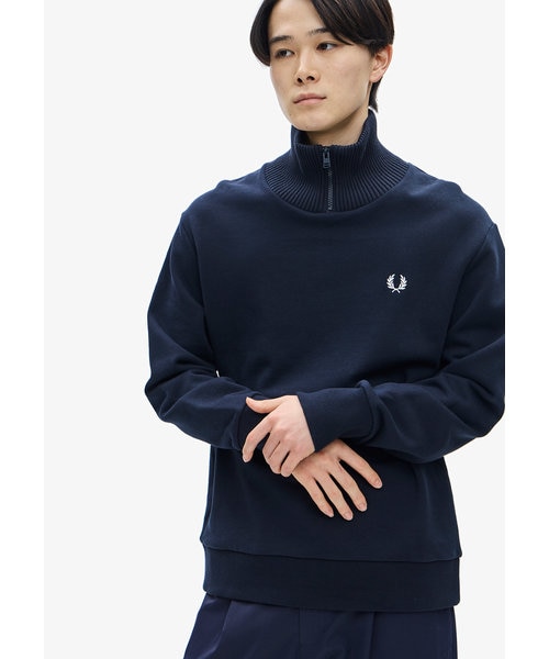 Knitted Trim Sweatshirt - M5667 | FRED PERRY（フレッドペリー）の 