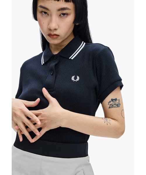 Ribbed Polo Shirt - G5138 | FRED PERRY（フレッドペリー）の通販 - &mall