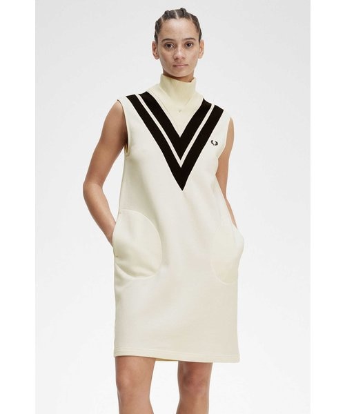 Tipped Knitted Trim Dress - D6153 | FRED PERRY（フレッドペリー）の 