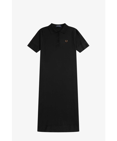 Sheer Trim Knitted Shirt Dress - D6154 | FRED PERRY（フレッド