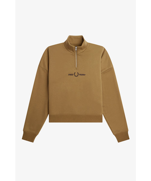 Branded Zip Neck Sweatshirt - G6130 | FRED PERRY（フレッドペリー