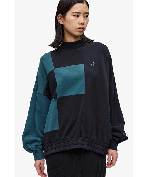 Chequerboard Panel Sweatshirt - G6113 | FRED PERRY（フレッドペリー