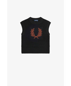 Laurel Wreath Knitted Vest - K6112