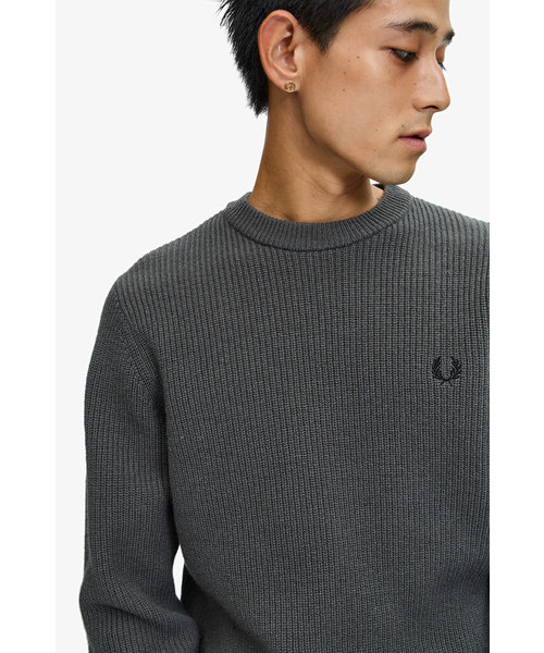 FRED PERRY Textured Lambswool Jumperご検討頂けますと幸いです