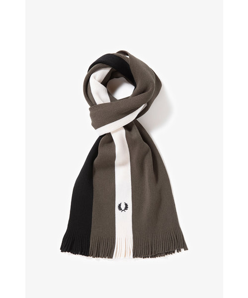 Bold Stripe Raschel Scarf - C4133 | FRED PERRY（フレッドペリー）の