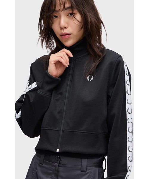 Cropped Taped Track Jacket - J5157 | FRED PERRY（フレッドペリー ...