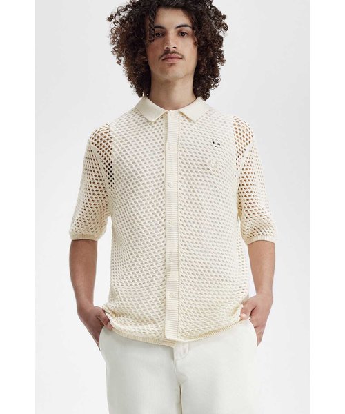 Lace Button Through Shirt - K7850 | FRED PERRY（フレッドペリー）の 