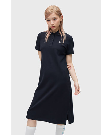 Split Detail Pique Dress - D3174 | FRED PERRY（フレッドペリー ...