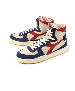 【SALE】Diadora heritage ディアドラ ヘリテージ MI BASKET MCNAIRY CANVAS(マイ バスケット マクナイリー キャンバス) 174798 5020 ベージュ/レッド